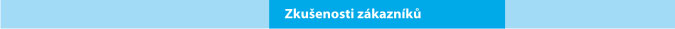 Zkušenosti zákazníků - pro zobrazení obrázků klikněte sem pravým tlačítkem
